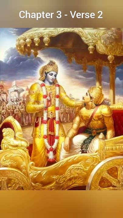 Bhagavad Gita Chapter 3 Verse 2 Shorts Youtube