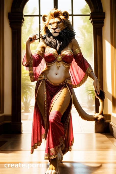 30 Lion Belly Dancer AI Porn