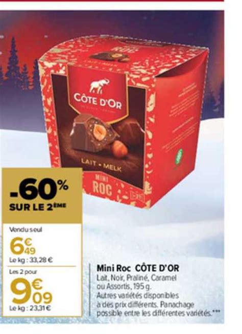 Promo Mini Roc C Te D Or Chez Carrefour Icatalogue Fr