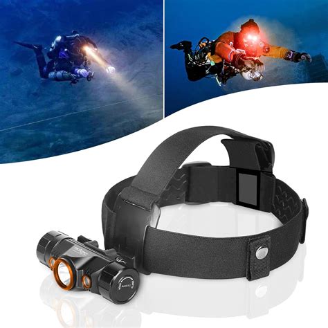 Amazon ORCATORCH TD01 Diving Headlamp 1200 Lumens Scuba Dive Light