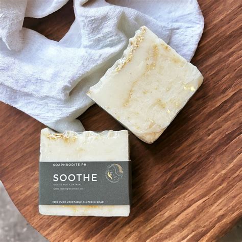 Soaphrodite Ph Soothe Milk And Oatmeal Pure Vegetable Glycerin Soap 130g Shopee Philippines