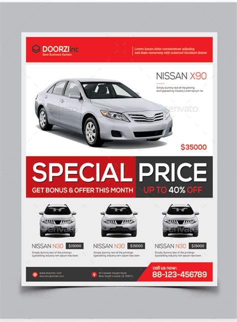 14 Car For Sale Flyer Templates Sample Templates