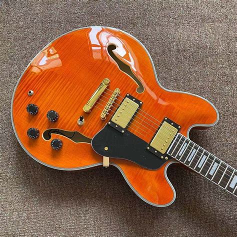 Custom Jazz Electric Guitar Semi Hollow Body In Kinds Color