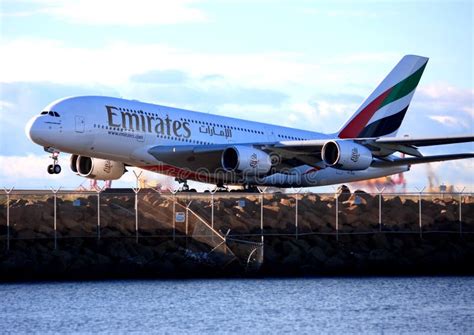 Emirates Airbus A380 Takes Off. Editorial Stock Photo - Image of airlines, airbus: 9701188