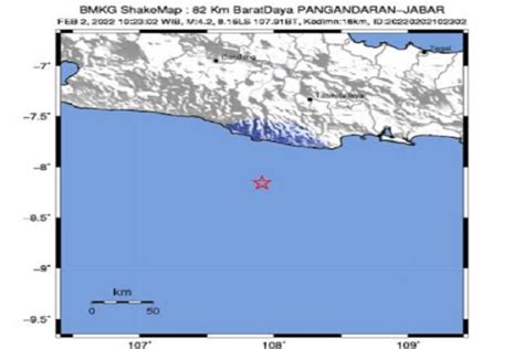 Gempa Dangkal M4 2 Di Pangandaran Akibat Gesekan Lempeng Bumi Ini