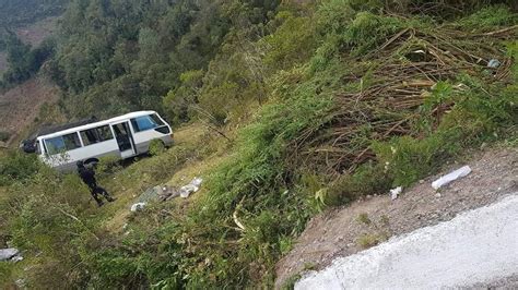 Bus Extraurbano Se Accidenta En Huehuetenango Debido A Una Imprudencia