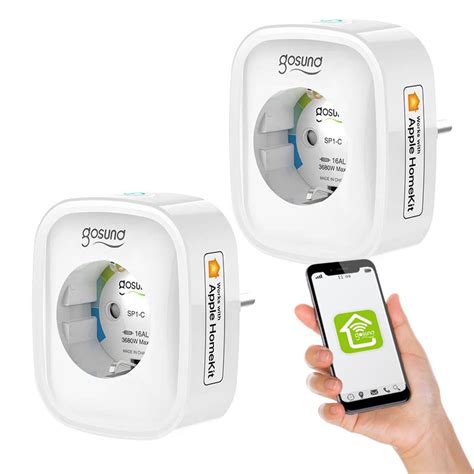 Inteligentne Gniazdko Wifi Gosund Sp C Szt Homekit Gosund Sklep