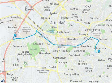 Ankara Çankaya Ankara Gazi Hastanesi Arası Kaç Kilometre