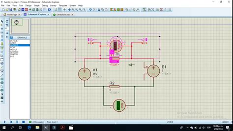 Simulación de circuito en Proteus con fuente dependiente de voltaje 2