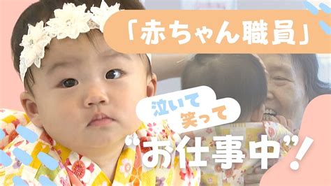 “赤ちゃん職員”募集中 お給料も出ます！ 採用条件は「うまくお話しできない」こと 勤め先は高齢者施設 Tbs News Dig