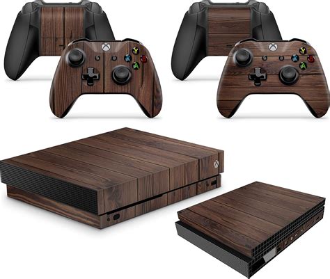 Gizmoz N Gadgetz Wood Skins For Xbox One X Xbx Mahogany Console Decal