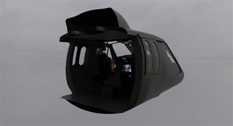 3D Black Hawk UH-60 Cockpit - TurboSquid 2104412