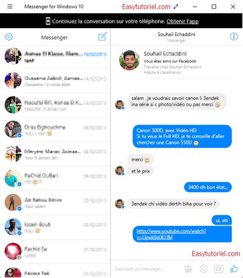 Installer Facebook Messenger Sur Windows Easytutoriel
