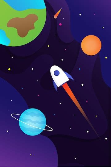 Premium Vector | Spaceship illustration