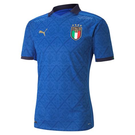 Italia Figc Authentic Match Home Shirt Calcioitalia