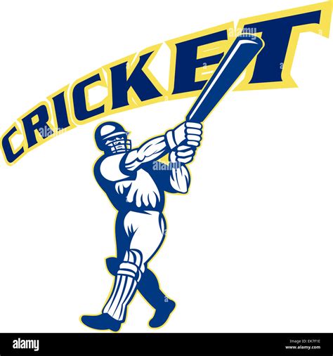 cricket batsman batting front Stock Photo - Alamy