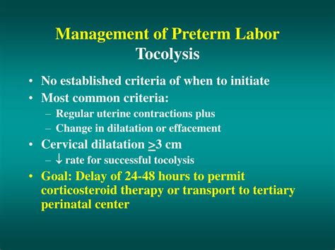 PPT - Diagnosis and Treatment of Preterm Labor How Far Have We Come ...