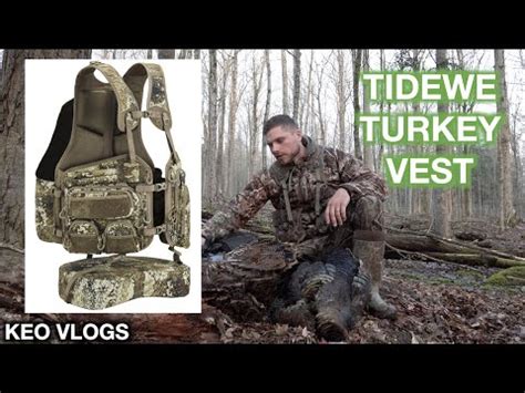 Turkey Hunting Vest With Seat And Kickstand Tidewe