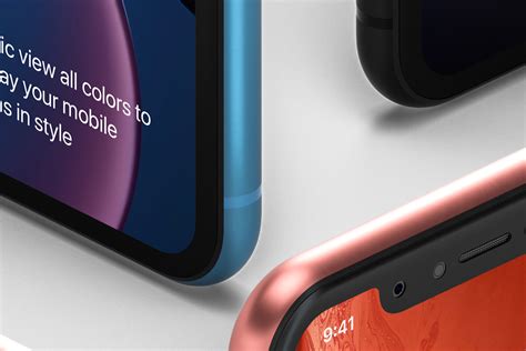 Psd Iphone Xr Mockup Isometric Vol Psd Mock Up Templates Pixeden