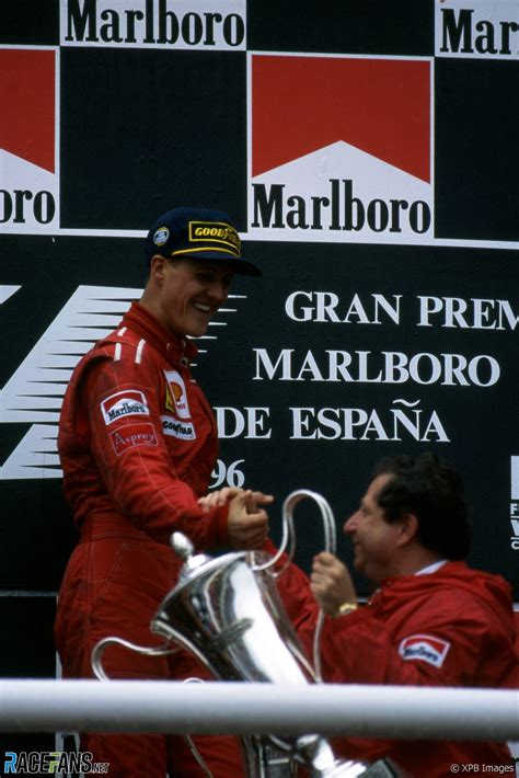 Michael Schumacher Jean Todt Circuit De Catalunya 1996 · Racefans