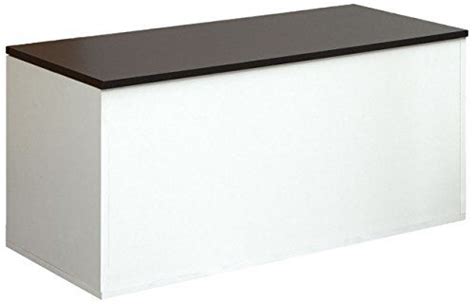 A White And Black Storage Box On A White Background