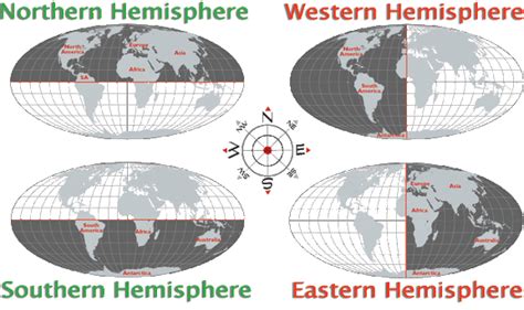 Lines Of Lattitdue And Longitude And Hemispheres Reagan