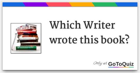 writer wrote  book