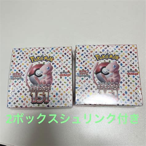 ポケモンカード151 Box シュリンク付き ポケセン産