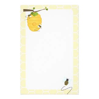 Bee Stationery | Zazzle