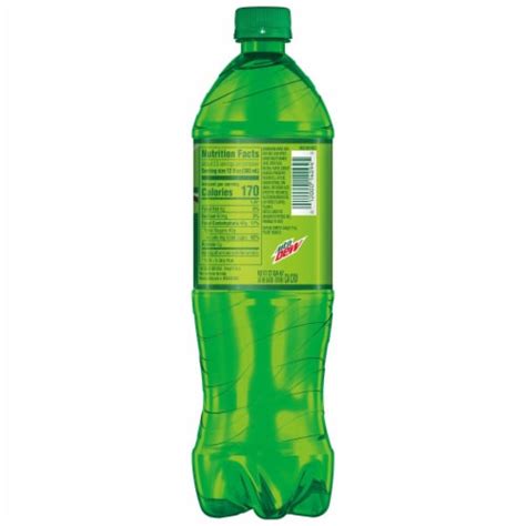 Mountain Dew Soda Bottle 1 25 Liter King Soopers