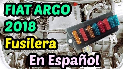 DIAGRAMA de FUSIBLES Fiat Argo 2018 En Español YouTube