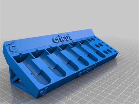 Datei STL CRICUT WERKZEUGHALTER GEWINKELT Modell für 3D Druck zum