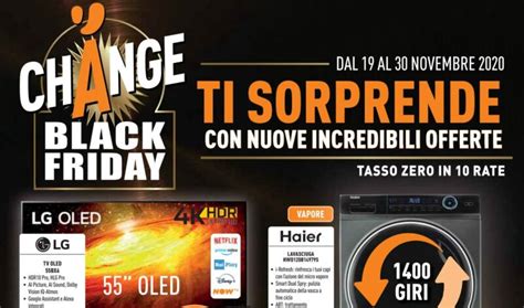 Volantino Unieuro Change Black Friday Continua Novembre Galaxy