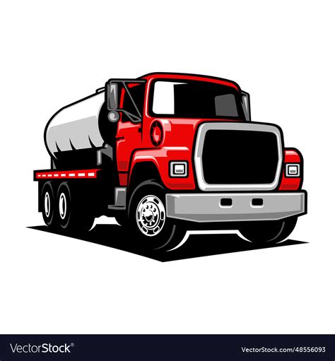 Tanker Truck Logo Royalty Free Vector Image Vectorstock