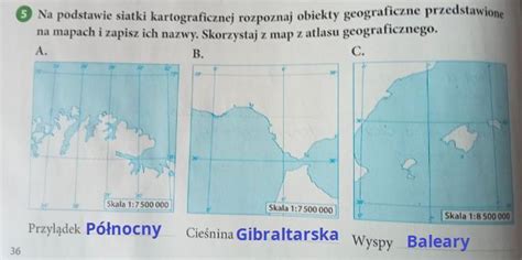 Na Podstawie Siatki Kartograficznej Rozpoznaj Obiekty Geograficzne