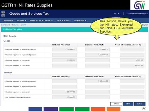 Gstr 1 Gst Return Format