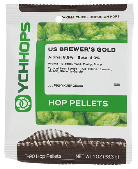 Homebrewstuff Brewers Gold Hops 1 Oz Pellets Tools