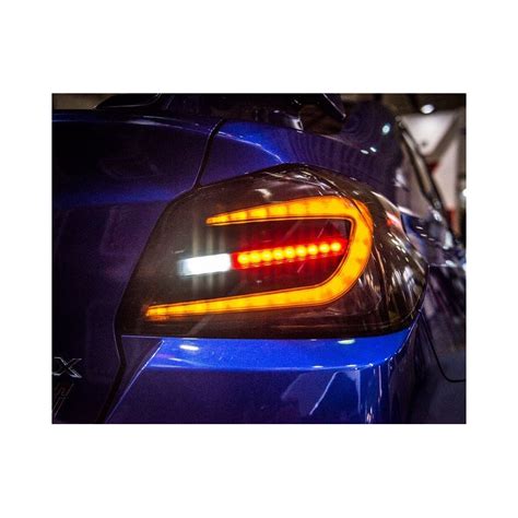 Led R Ckleuchten Q Style Schwarz Smoke Subaru Wrx Sti E Pr Fzeichen