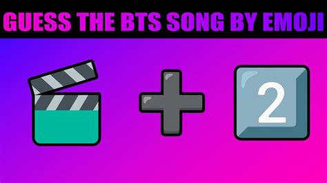 Guess the BTS Songs by Emoji 이모티콘으로 BTS 노래 맞히기 emojiguessinggame