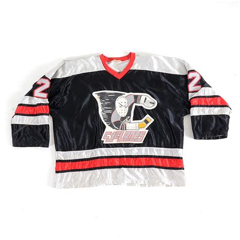 1990s Cincinnati Cyclones Game Worn Hockey Jersey | EBTH