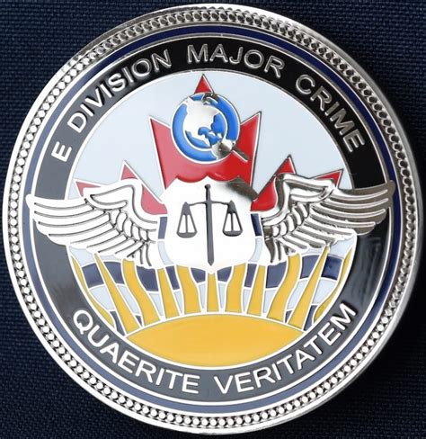 Rcmp E Division Major Crime Interview Team Challengecoinsca