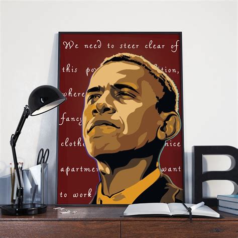 Barack Obama Custom Poster Barack Obama Poster Print Poster | Etsy