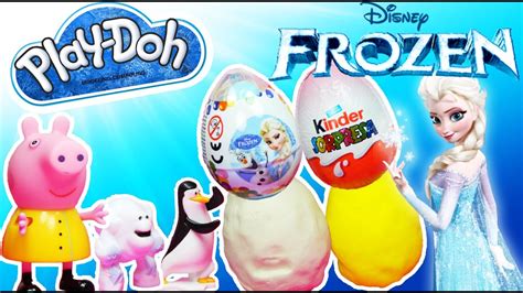 Juguetes De Frozen Peppa Pig Play Doh Disney Huevos Kinder Sorpresa