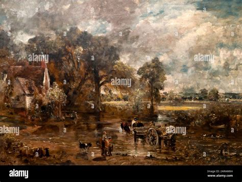 Study, The Hay Wain, John Constable, circa 1821 Stock Photo - Alamy