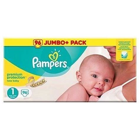 PAMPERS Premium New Baby Taille 1 2 5KG 96 Couches Cdiscount