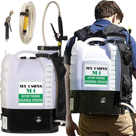 Amazon My Sons M Gallon Backpack Sprayer Battery Powered