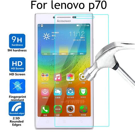 2pcs Screen Protector Glass Lenovo P70 Tempered Glass For Lenovo P70 Glass Ultrathin Anti