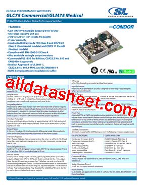 Glm A Datasheet Pdf Sl Power Electronics