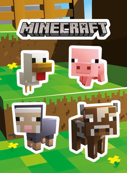 Minecraft - Animals Sticker | Sold at Abposters.com