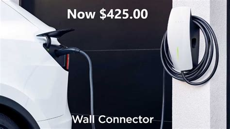 Tesla Increases The Price Of Its Wall Connector To $425.00